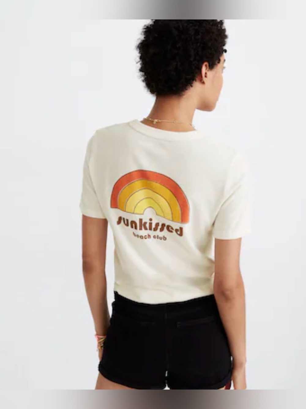 Madewell Sunkissed Beach Club Graphic Tee - size Small
